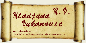 Mlađana Vukanović vizit kartica